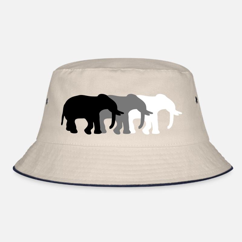3 Elephants Bucket Hat