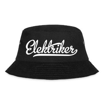 Elektriker - Bucket Hat - Schwarz - Vorne - Lela (165cm)
