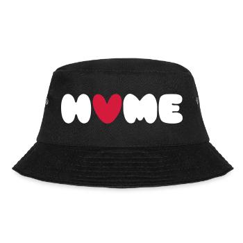 Home Is Where The Heart Is - Bucket Hat - black - Front - Lela (165cm)