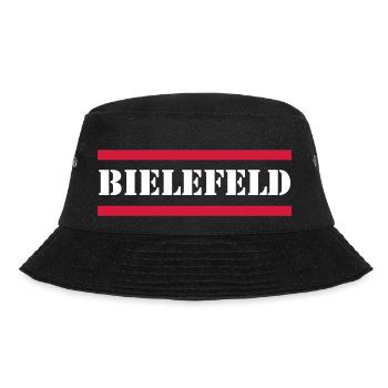 Bielefeld - Bucket Hat - Schwarz - Vorne - Lela (165cm)