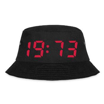 1973 - Bucket Hat - Schwarz - Vorne - Lela (165cm)