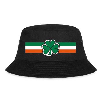 ireland clover flag - Bucket Hat - black - Front - Lela (165cm)