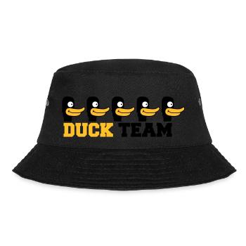 Duck Team - Bucket Hat - Schwarz - Vorne - Lela (165cm)