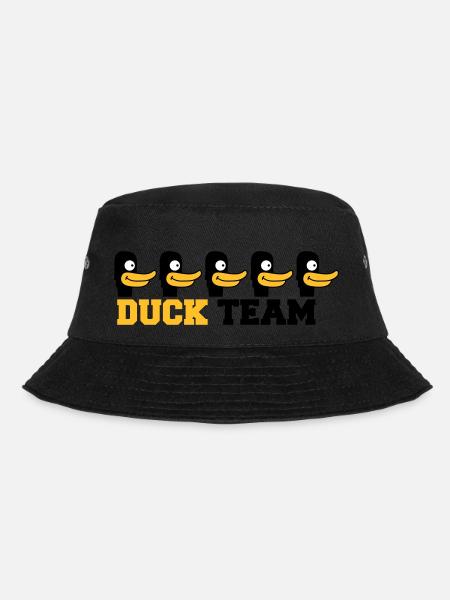 Duck Team - Bucket Hat - Schwarz