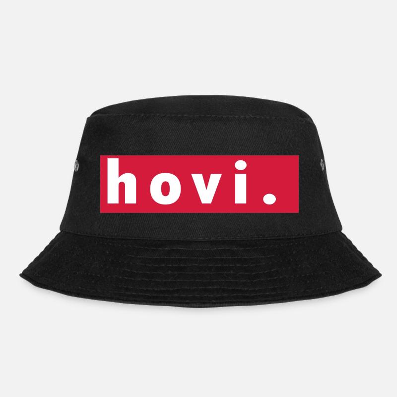 Hovi Hovawart Label - Bucket Hat - Schwarz