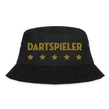 Darts Dartspieler Dartspielerin Dartsport Dart - Bucket Hat - Schwarz - Vorne - Lela (165cm)