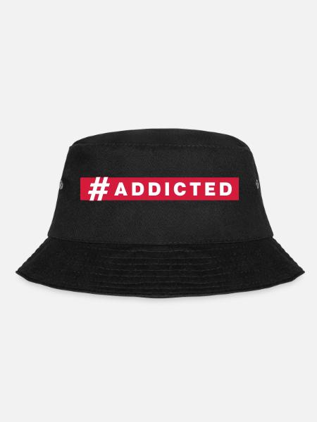 #addicted - Bucket Hat - Schwarz