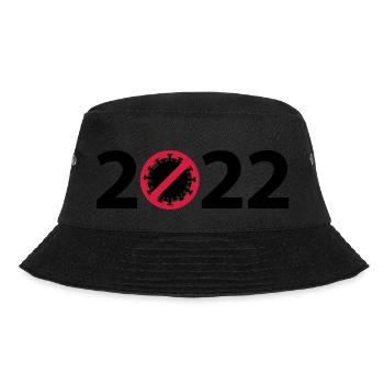 2022 Anti Corona Virus - Bucket Hat - black - Front - Lela (165cm)