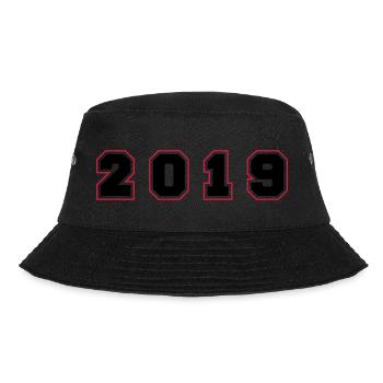 2019 Year Number - Bucket Hat - black - Front - Lela (165cm)