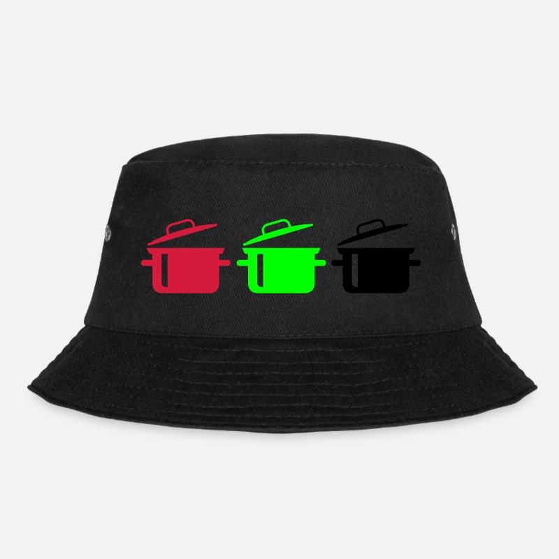 kochtöpfe - Bucket Hat - Schwarz