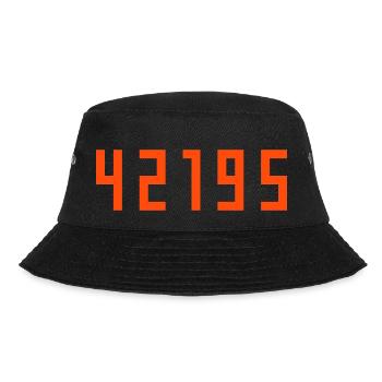 Marathon 42195 meters - Bucket Hat - black - Front - Lela (165cm)