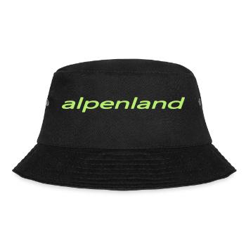 Retro Tasche "alpenland", verschiedene Farben - Bucket Hat - Schwarz - Vorne - Lela (165cm)