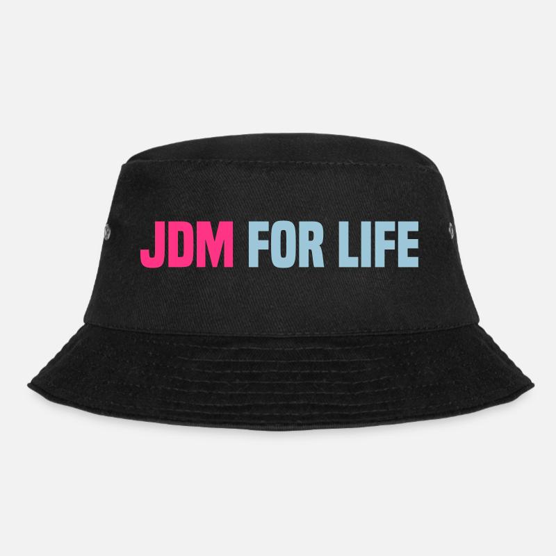 JDM for Life - Bucket Hat - Schwarz