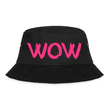 Wow - Bucket Hat - Schwarz - Vorne - Lela (165cm)