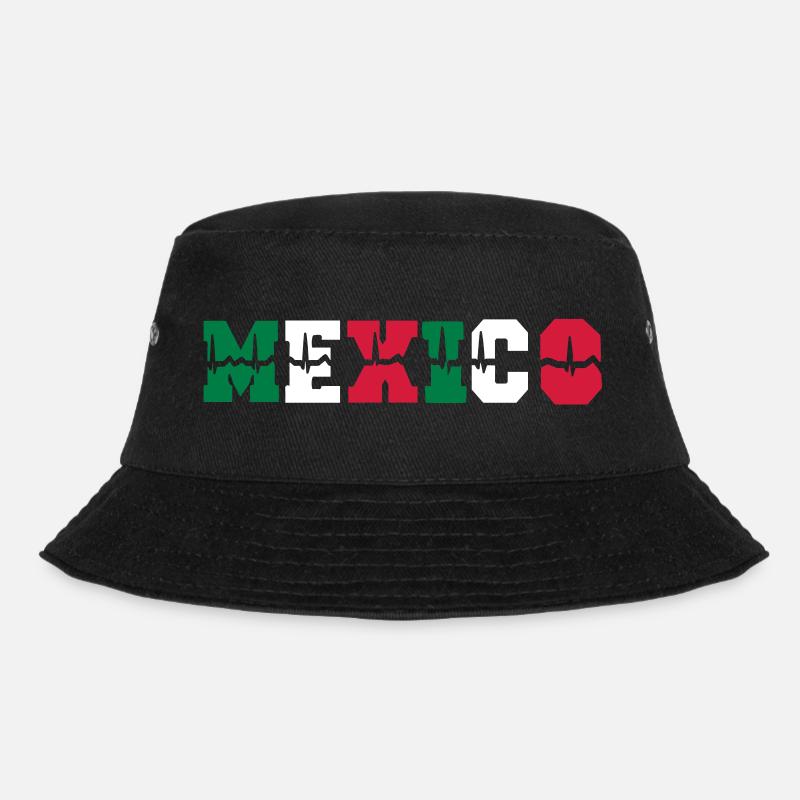 Mexiko 3_colors - Bucket Hat - Schwarz