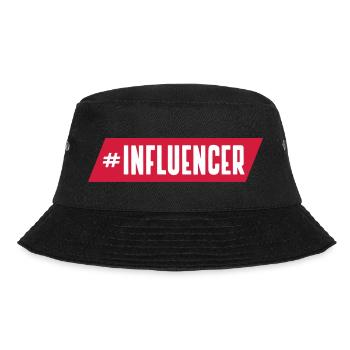 hashtag influencer - Bucket Hat - Schwarz - Vorne - Lela (165cm)