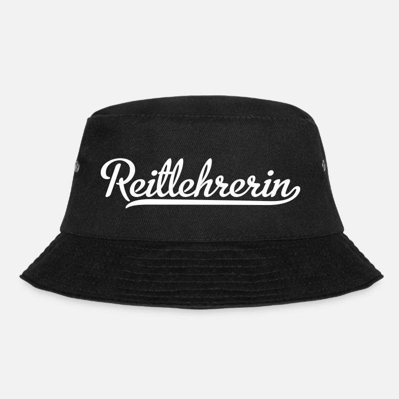 Reitlehrerin - Bucket Hat - Schwarz