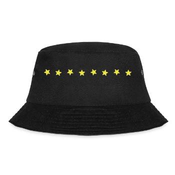 Sweet asterisks very little stars decoration line - Bucket Hat - black - Front - Lela (165cm)