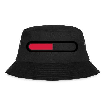 Loading bar vector loaded Loading Design 004 - Bucket Hat - black - Front - Lela (165cm)