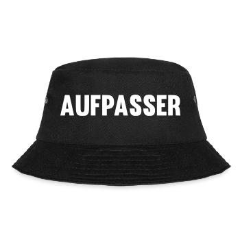 Aufpasser - Bucket Hat - Schwarz - Vorne - Lela (165cm)