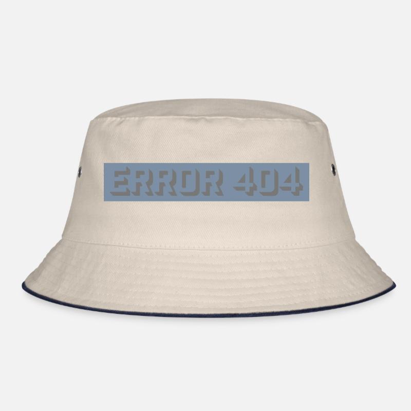 Computer Nerd Error 404 Bucket Hat