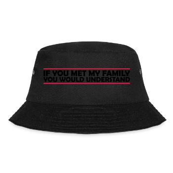 you would understand quote - Bucket Hat - black - Front - Lela (165cm)
