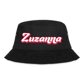 Geschenk für Zuzanna - Bucket Hat - Schwarz - Vorne - Lela (165cm)