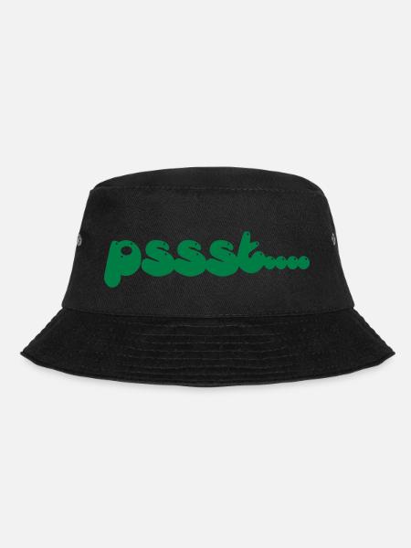 Pssst.... - Bucket Hat - black