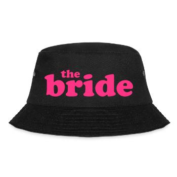 The bride - Bucket Hat - black - Front - Lela (165cm)