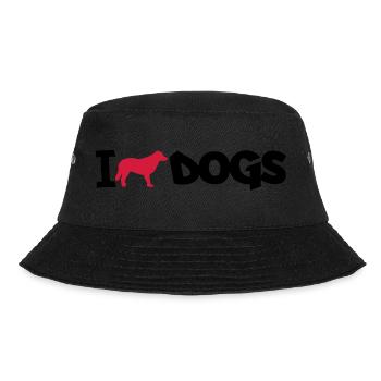 dog i love 02 - Bucket Hat - black - Front - Lela (165cm)