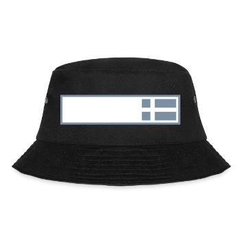 Taktische Flagge Schwedens - Bucket Hat - Schwarz - Vorne - Lela (165cm)