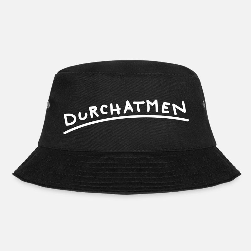 atmen - Bucket Hat - Schwarz