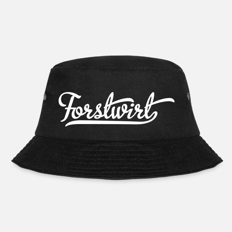 Forstwirt - Bucket Hat - Schwarz