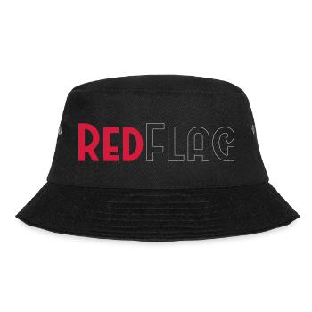 Drapeau rouge - Bo Graphic - Bob - noir - Devant - Lela (165cm)