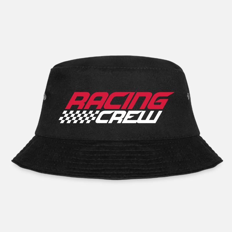 Racing Crew Cool Team disant aimer la conduite automobile de course - Bob - noir