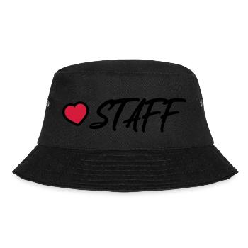 Staff Heart - Bucket Hat - black - Front - Lela (165cm)