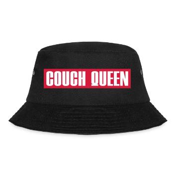COUCH QUEEN - Bucket Hat - black - Front - Lela (165cm)