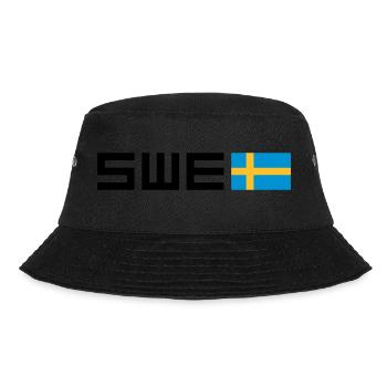 Schweden - Bucket Hat - Schwarz - Vorne - Lela (165cm)