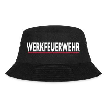 FEUERWEHR Werkfeuerwehr - FW14 - Bucket Hat - Schwarz - Vorne - Lela (165cm)