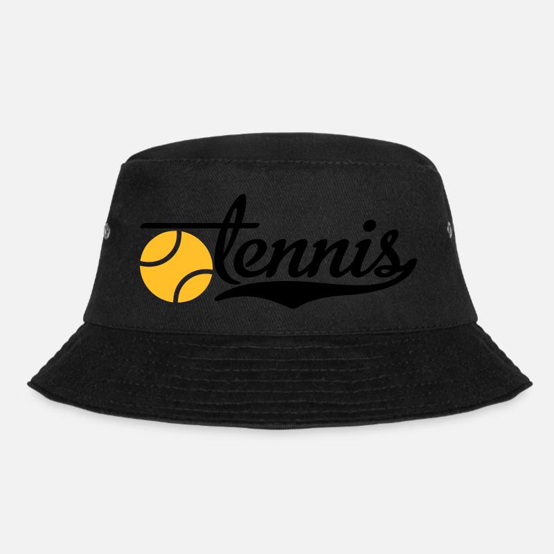 Tennis - Bucket Hat - Schwarz