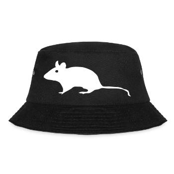 Maus - Bucket Hat - Schwarz - Vorne - Lela (165cm)