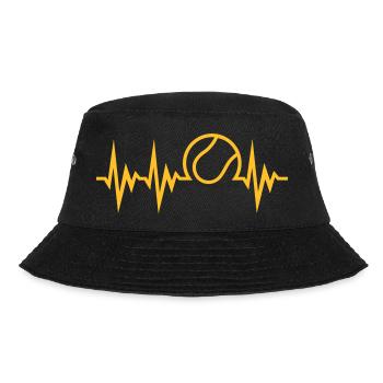 Tennis Beat - Bucket Hat - Schwarz - Vorne - Lela (165cm)