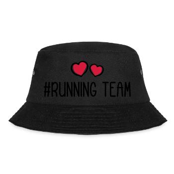 Running Team Herz - Bucket Hat - Schwarz - Vorne - Lela (165cm)