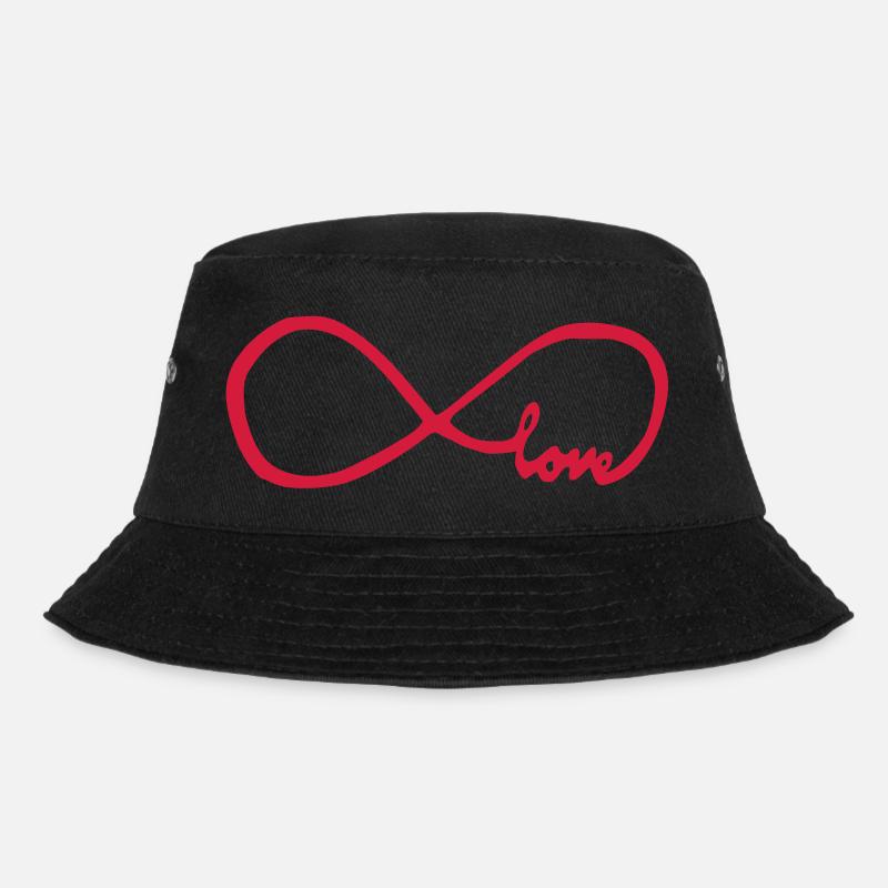 liebe - Bucket Hat - Schwarz