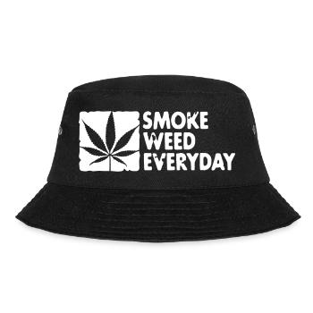 smoke weed everyday boxed - Bucket Hat - black - Front - Lela (165cm)