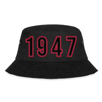 1947 Year Number - Bucket Hat - black - Front - Lela (165cm)