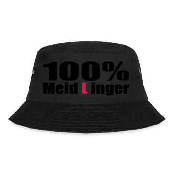 wien meidlinger - Bucket Hat - Schwarz - Vorne - Lela (165cm)