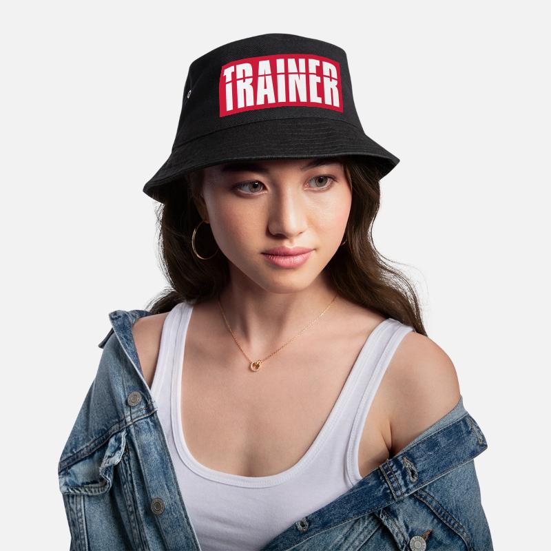 Red coach logo Bucket Hat