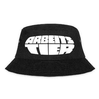Arbeit - Bucket Hat - Schwarz - Vorne - Lela (165cm)