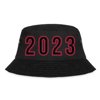2023 Year Number - Bucket Hat - black - Front - Lela (165cm)